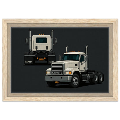 Personalized Car Portrait – Framed Canvas - Masterpiece Print