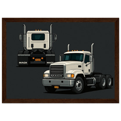 Personalized Car Portrait – Framed Print - Masterpiece Print