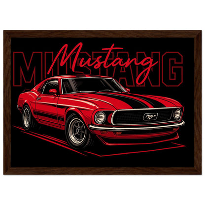 Personalized Car Portrait – Framed Print - Masterpiece Print