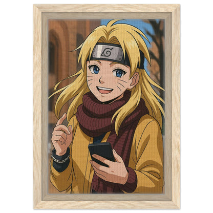 Personalized Cartoon Portrait – Framed Canvas - Masterpiece Print