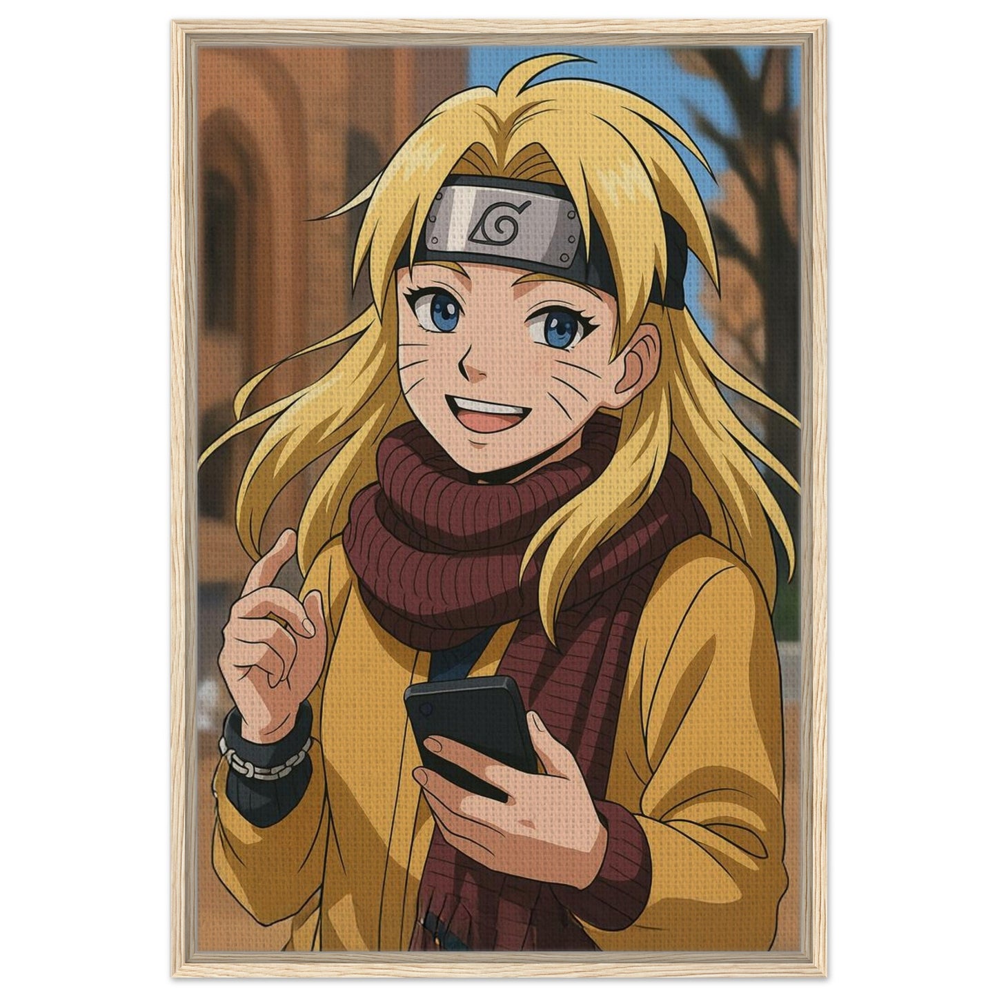 Personalized Cartoon Portrait – Framed Canvas - Masterpiece Print