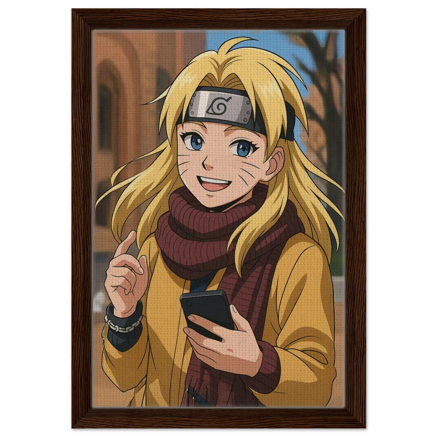 Personalized Cartoon Portrait – Framed Canvas - Masterpiece Print