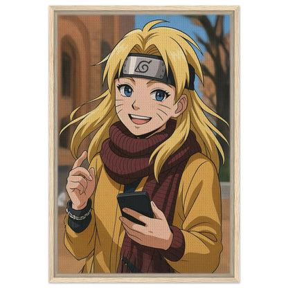 Personalized Cartoon Portrait – Framed Canvas - Masterpiece Print