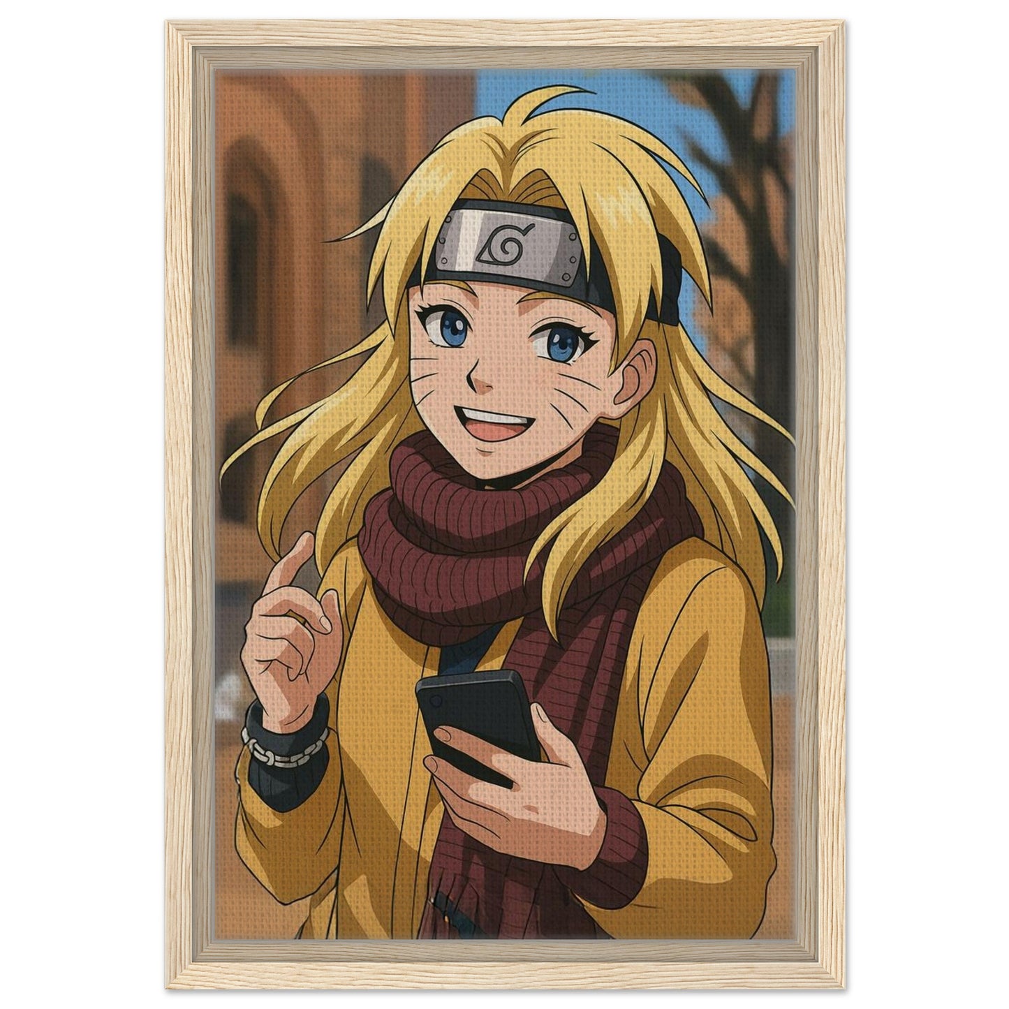 Personalized Cartoon Portrait – Framed Canvas - Masterpiece Print