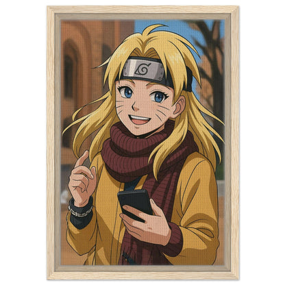 Personalized Cartoon Portrait – Framed Canvas - Masterpiece Print