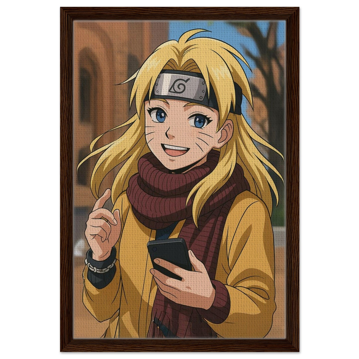 Personalized Cartoon Portrait – Framed Canvas - Masterpiece Print