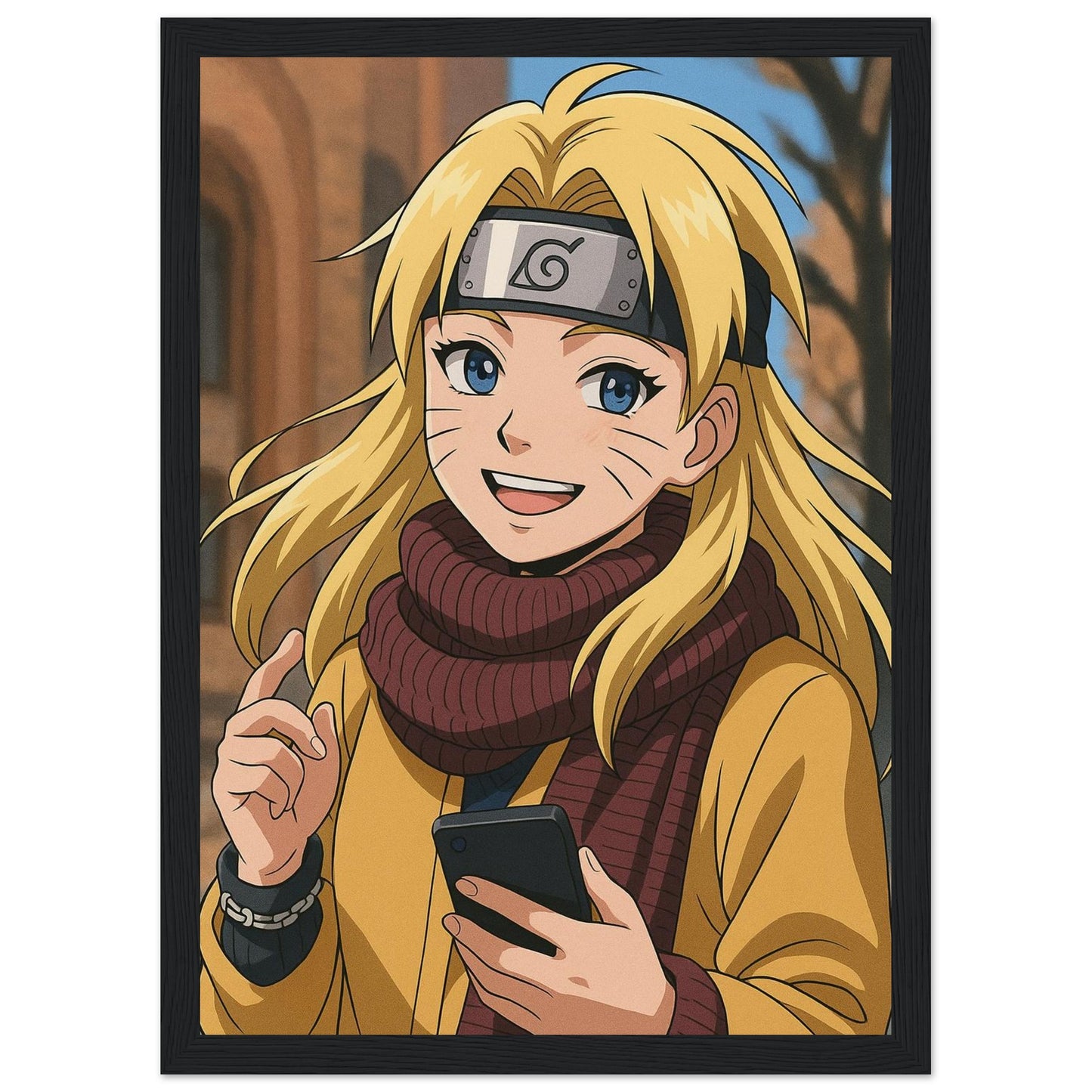 Personalized Cartoon Portrait – Framed Print - Masterpiece Print