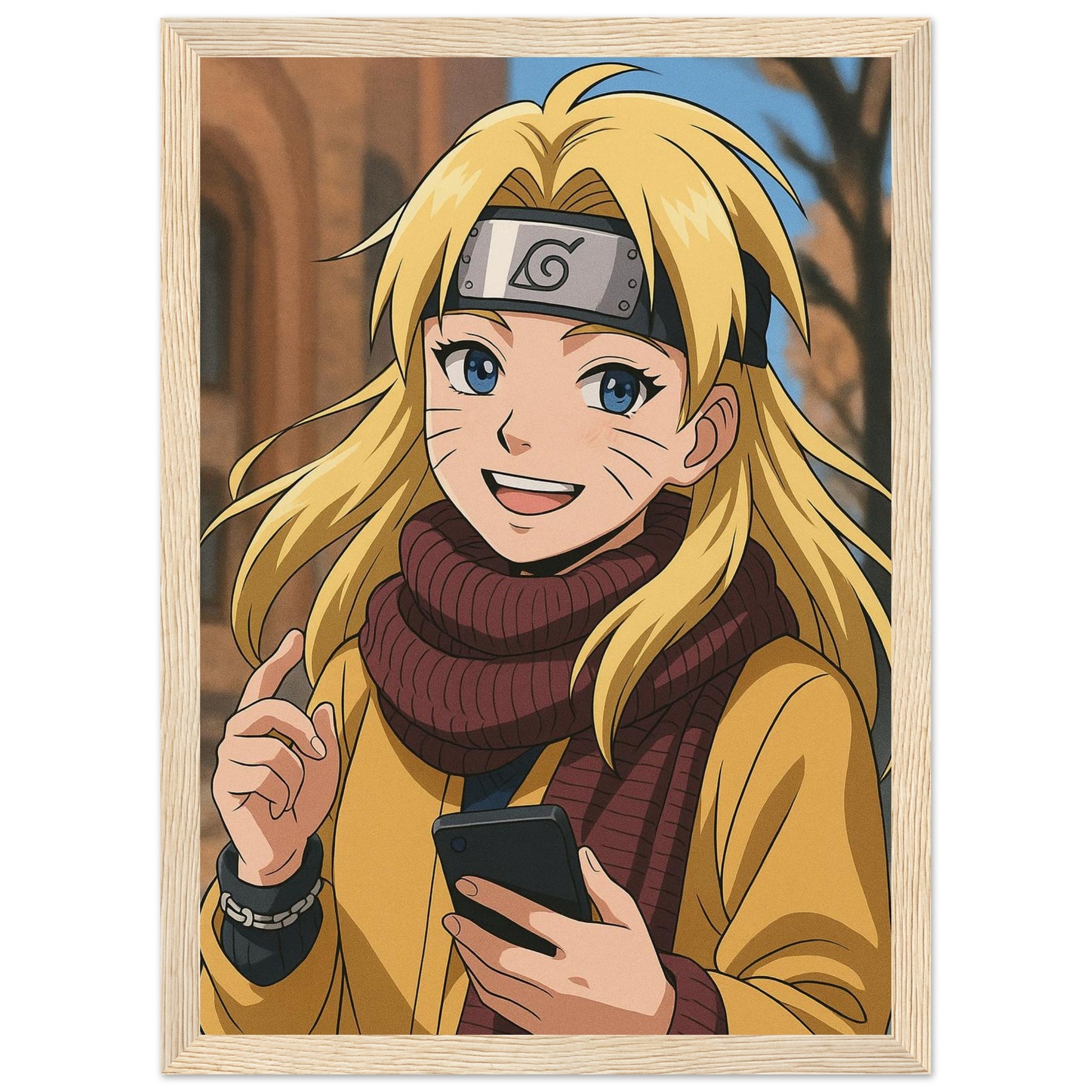 Personalized Cartoon Portrait – Framed Print - Masterpiece Print