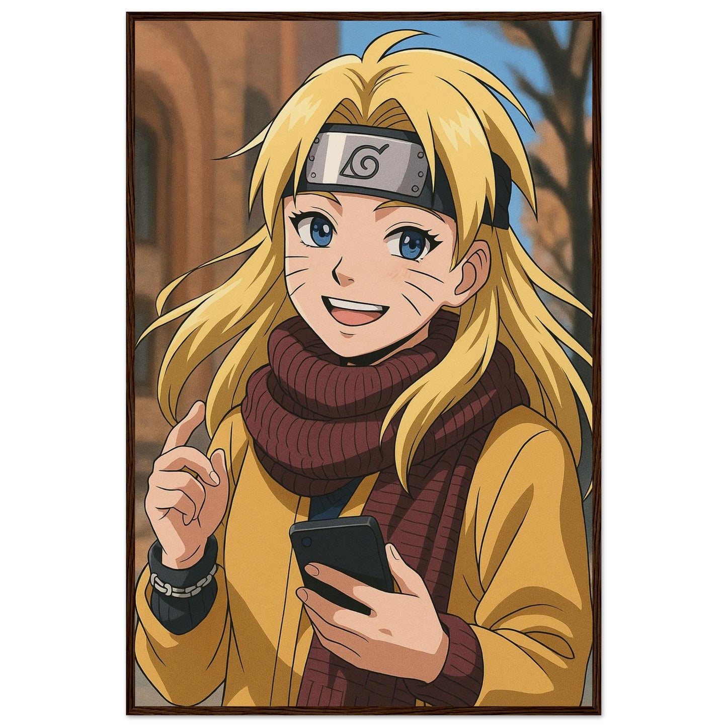 Personalized Cartoon Portrait – Framed Print - Masterpiece Print