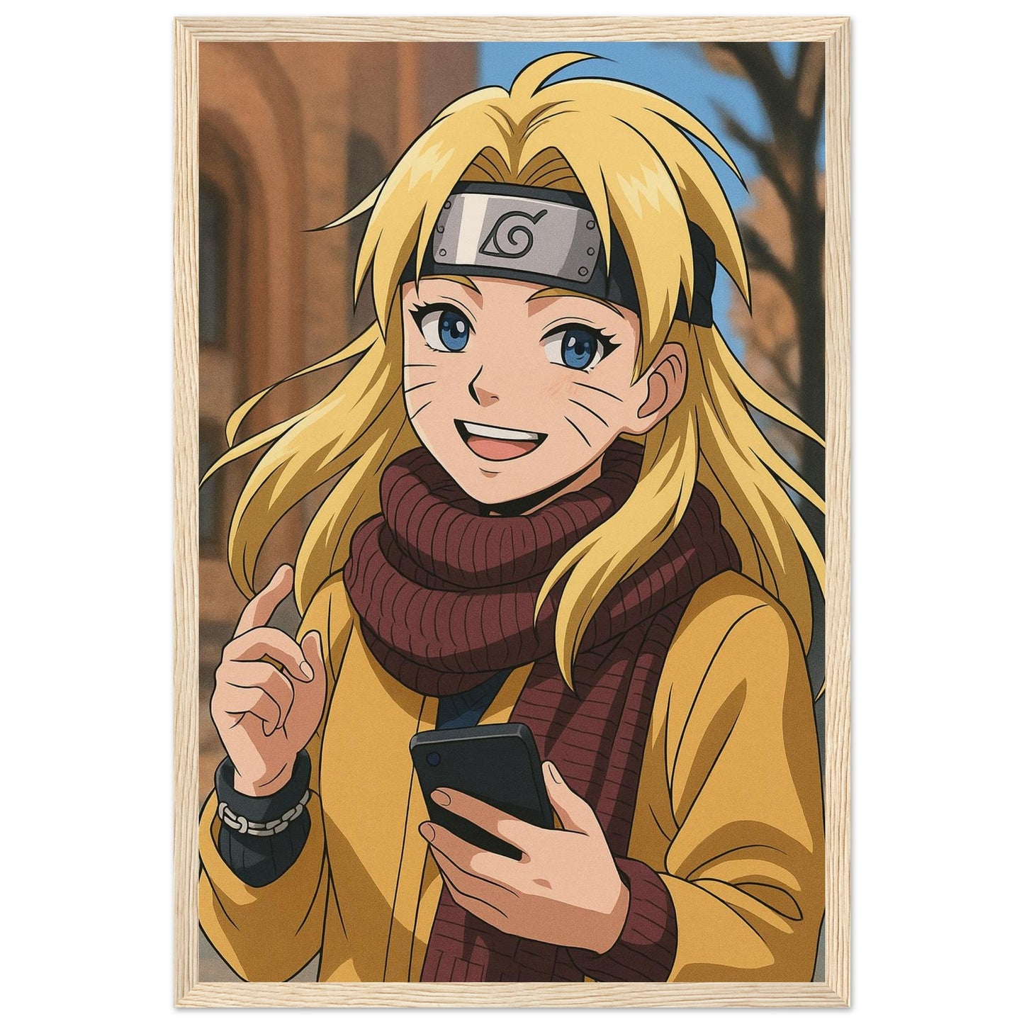 Personalized Cartoon Portrait – Framed Print - Masterpiece Print