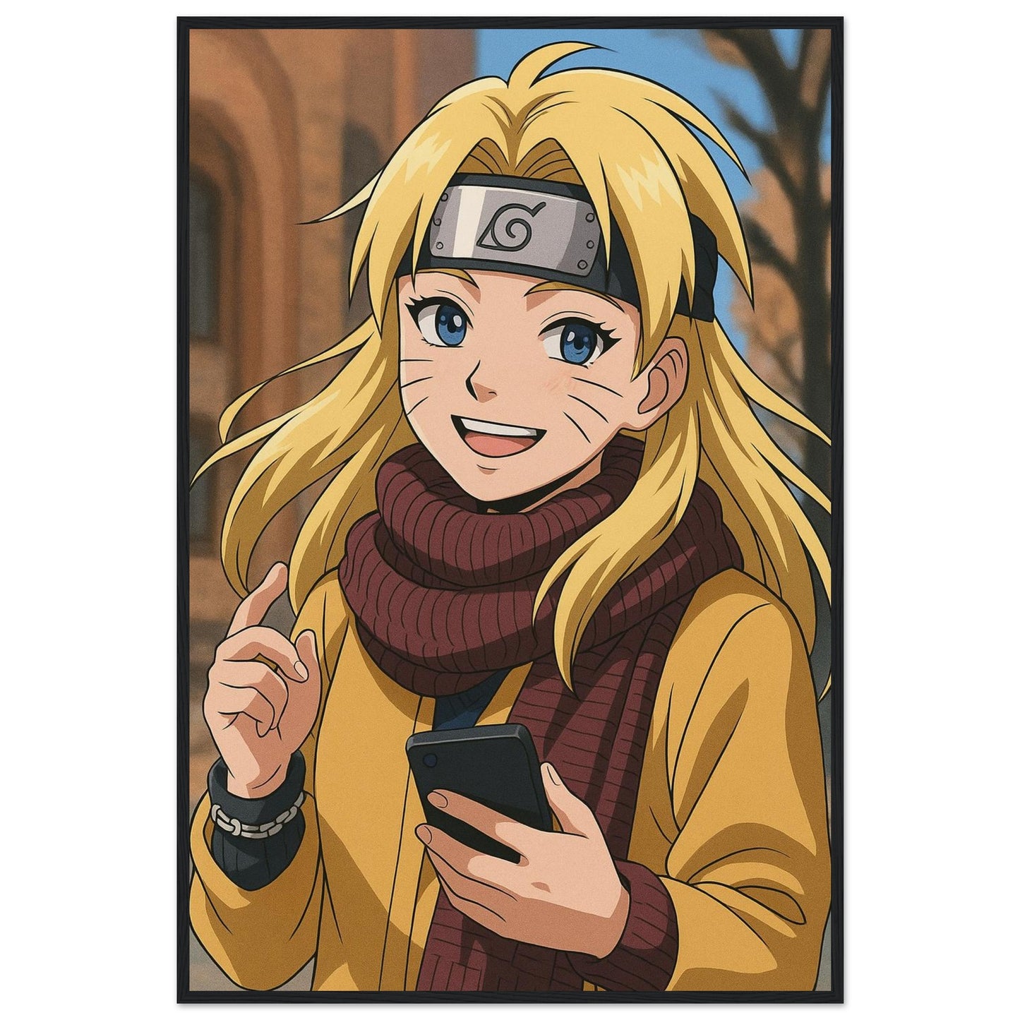 Personalized Cartoon Portrait – Framed Print - Masterpiece Print