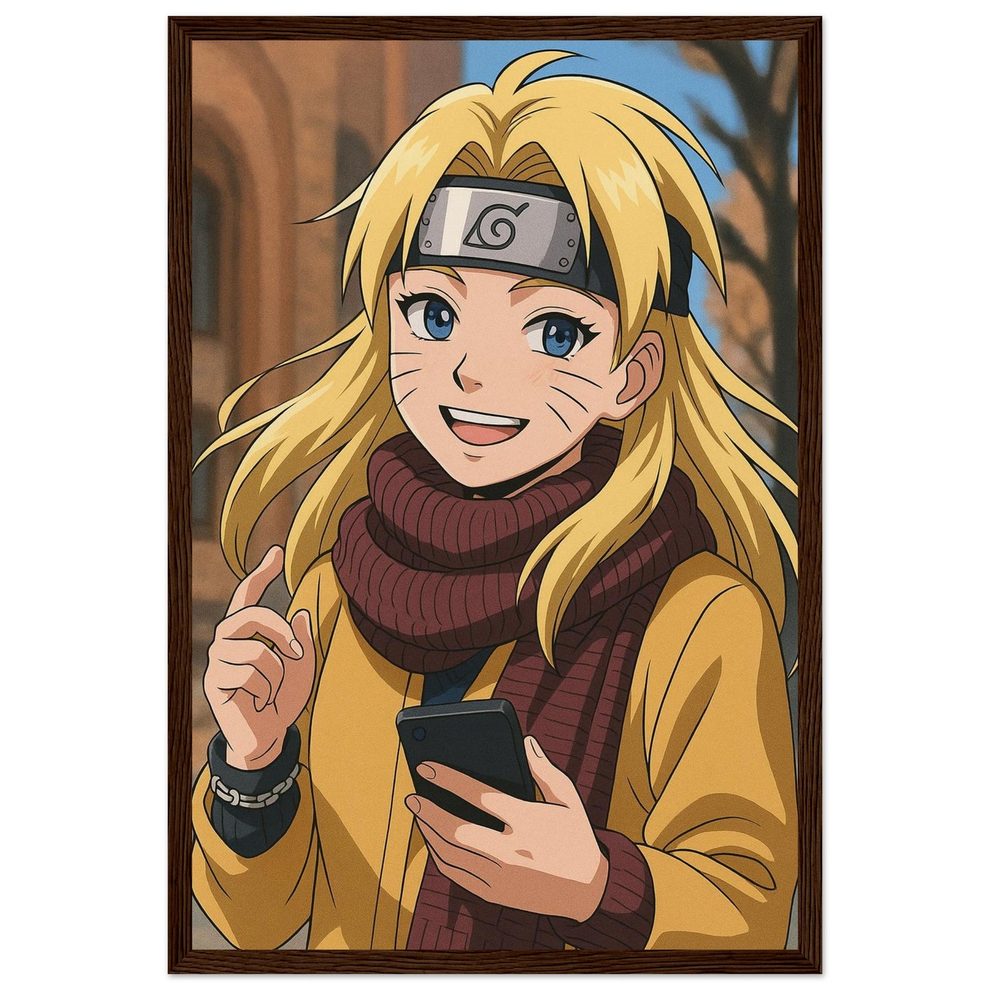 Personalized Cartoon Portrait – Framed Print - Masterpiece Print