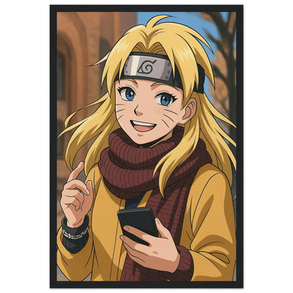 Personalized Cartoon Portrait – Framed Print - Masterpiece Print