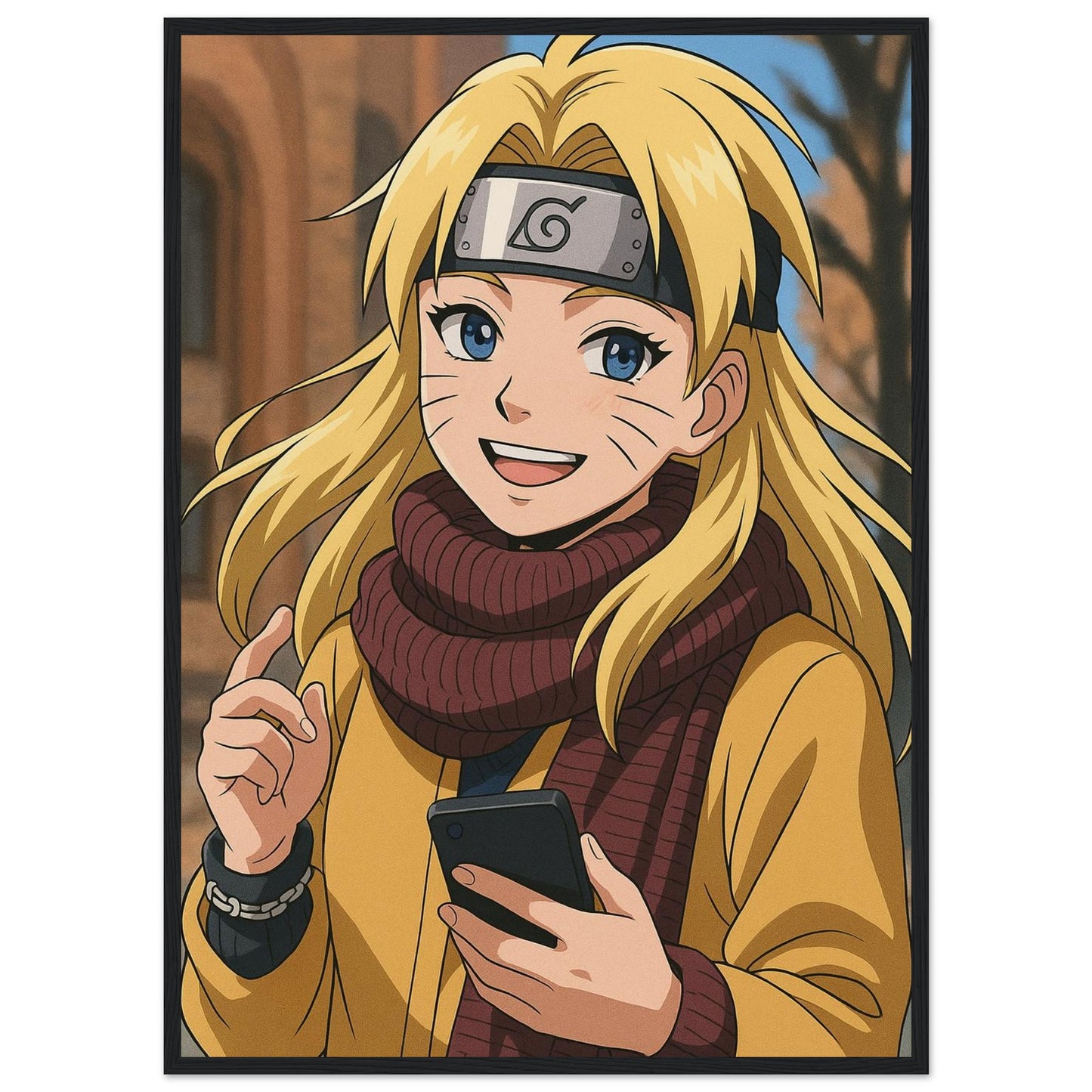 Personalized Cartoon Portrait – Framed Print - Masterpiece Print