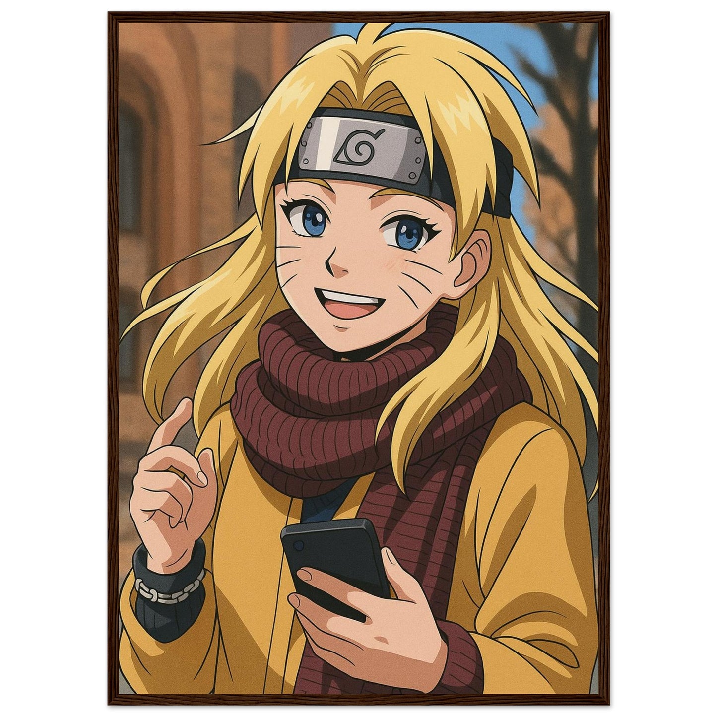 Personalized Cartoon Portrait – Framed Print - Masterpiece Print