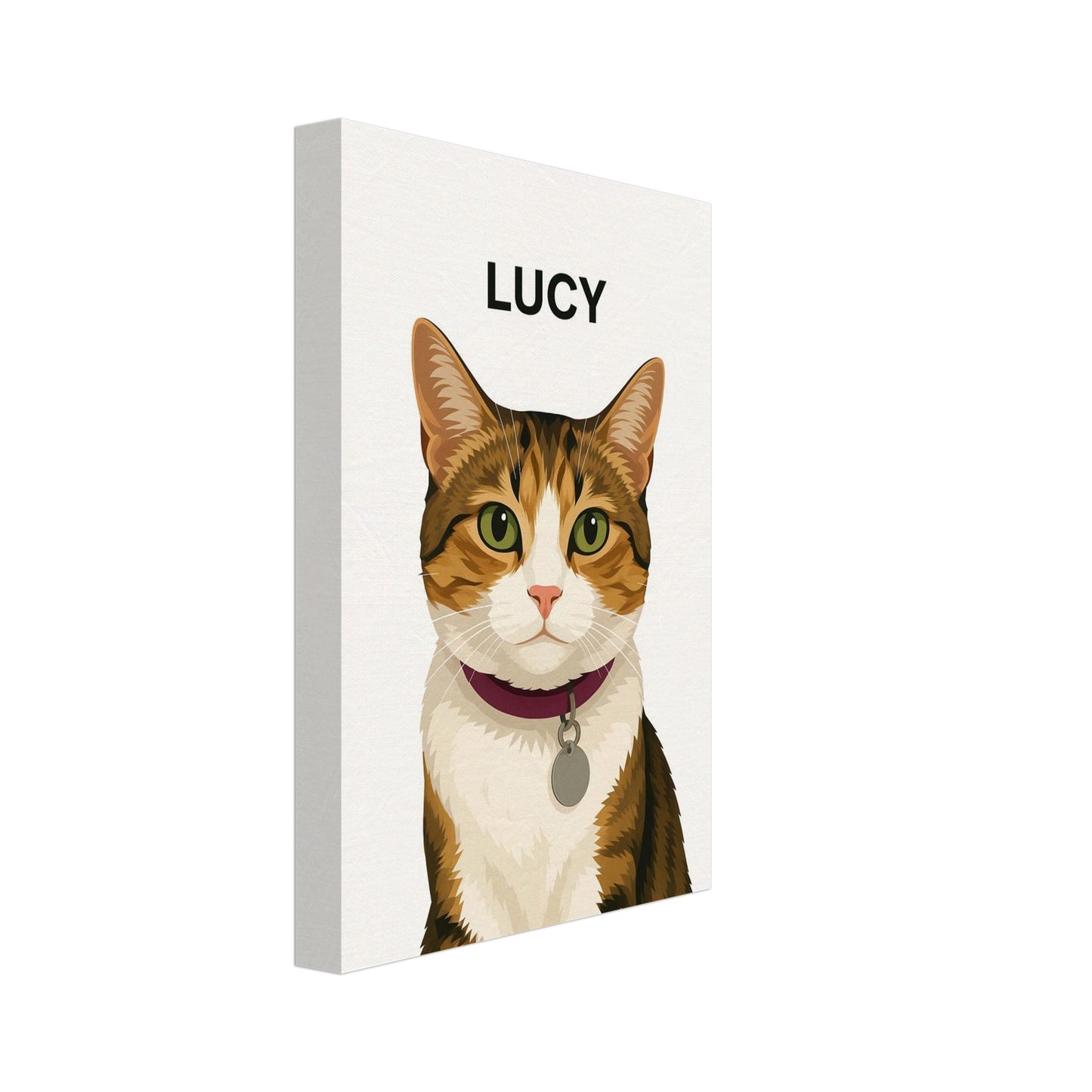 Personalized Cat Portrait – Canvas - Masterpiece Print