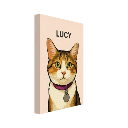 Personalized Cat Portrait – Canvas - Masterpiece Print