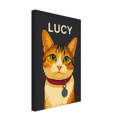 Personalized Cat Portrait – Canvas - Masterpiece Print