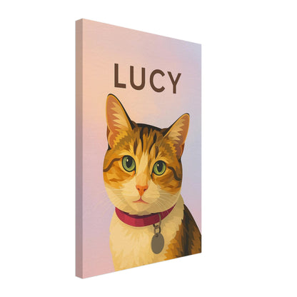 Personalized Cat Portrait – Canvas - Masterpiece Print