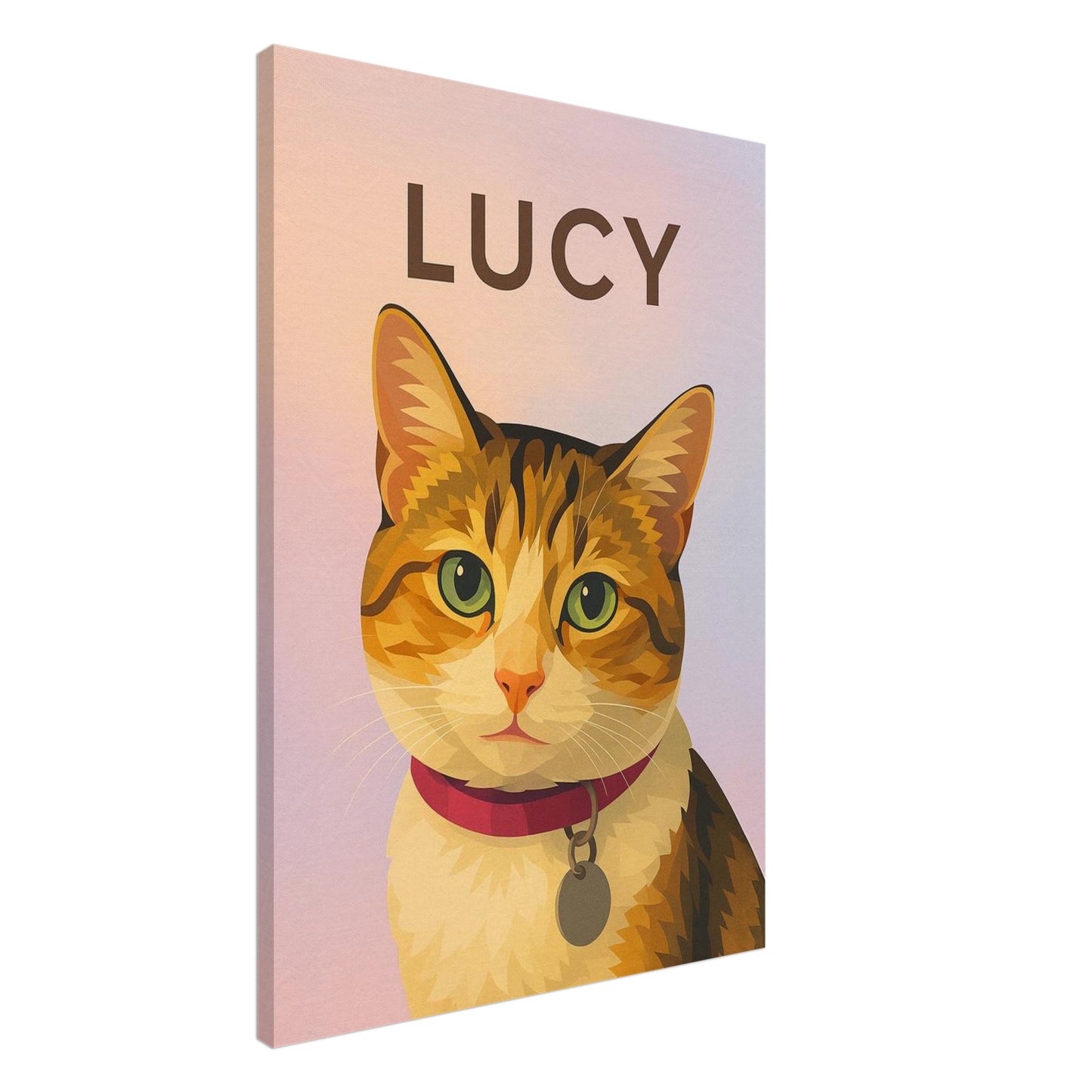 Personalized Cat Portrait – Canvas - Masterpiece Print
