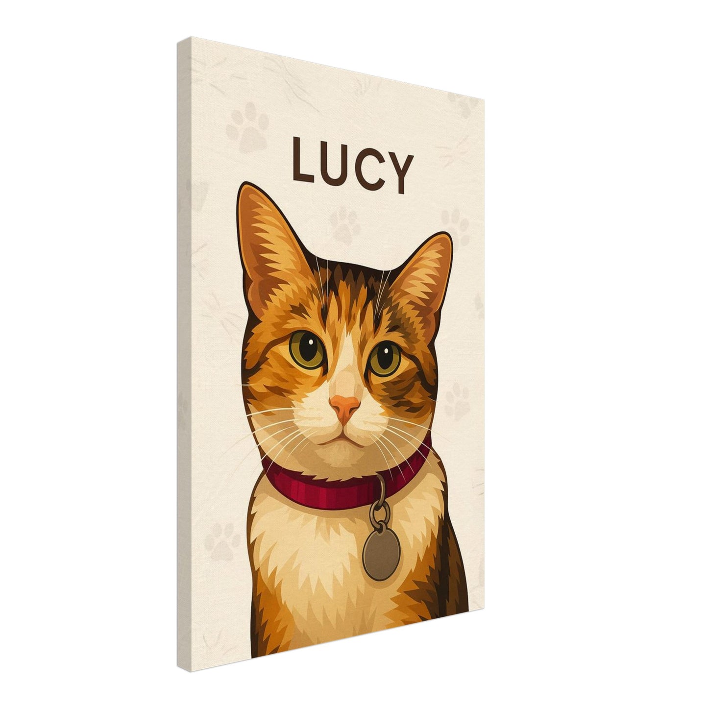 Personalized Cat Portrait – Canvas - Masterpiece Print