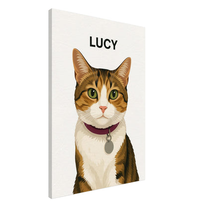 Personalized Cat Portrait – Canvas - Masterpiece Print