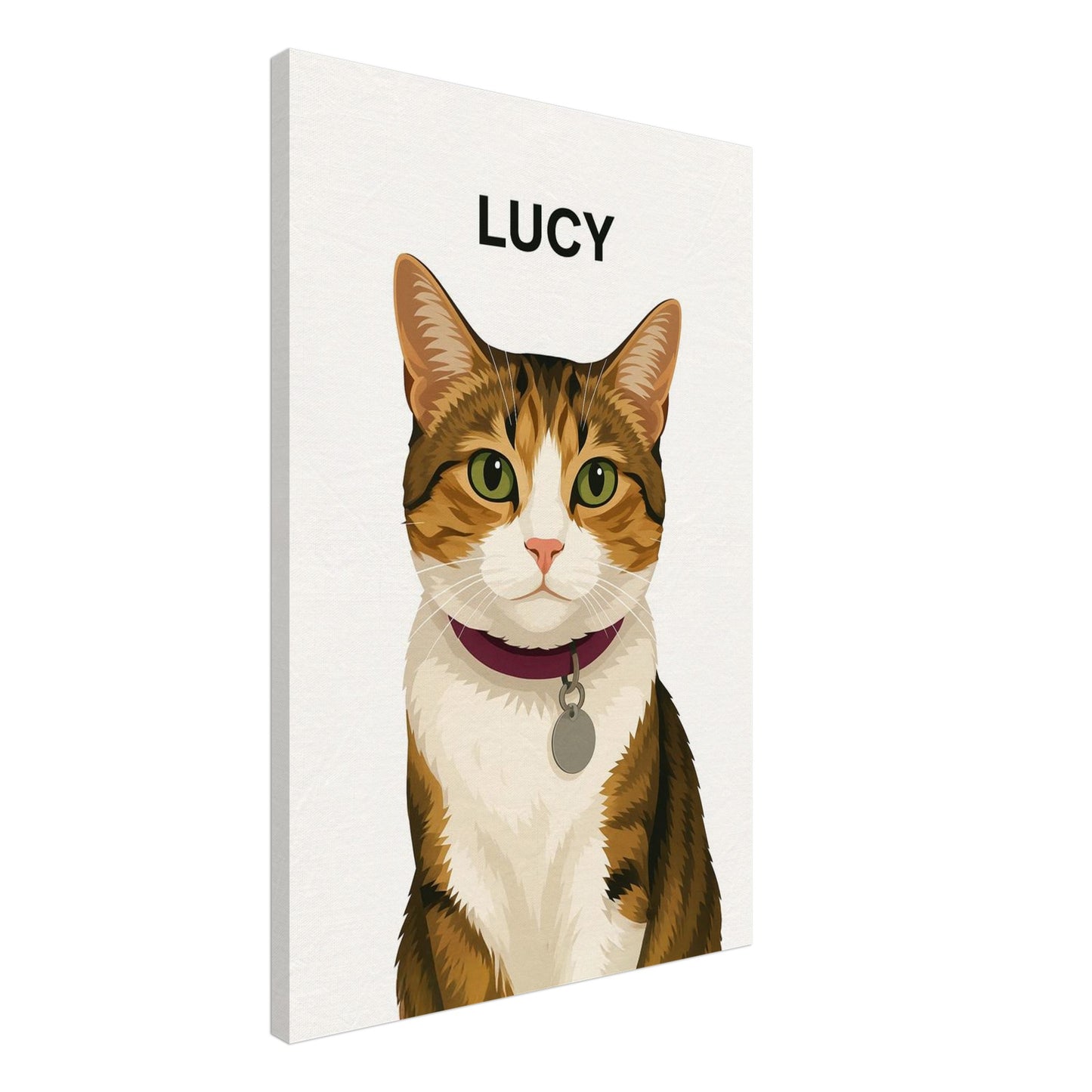Personalized Cat Portrait – Canvas - Masterpiece Print