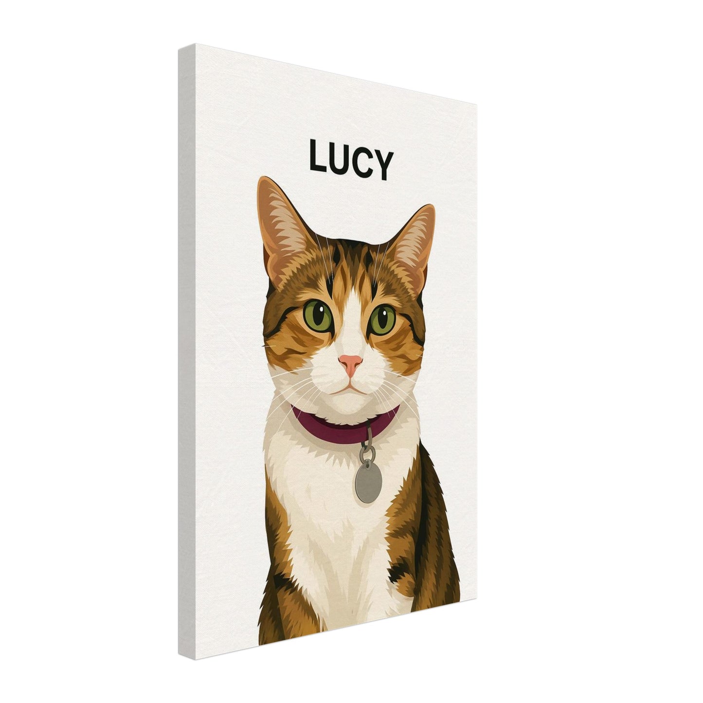 Personalized Cat Portrait – Canvas - Masterpiece Print