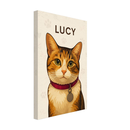Personalized Cat Portrait – Canvas - Masterpiece Print