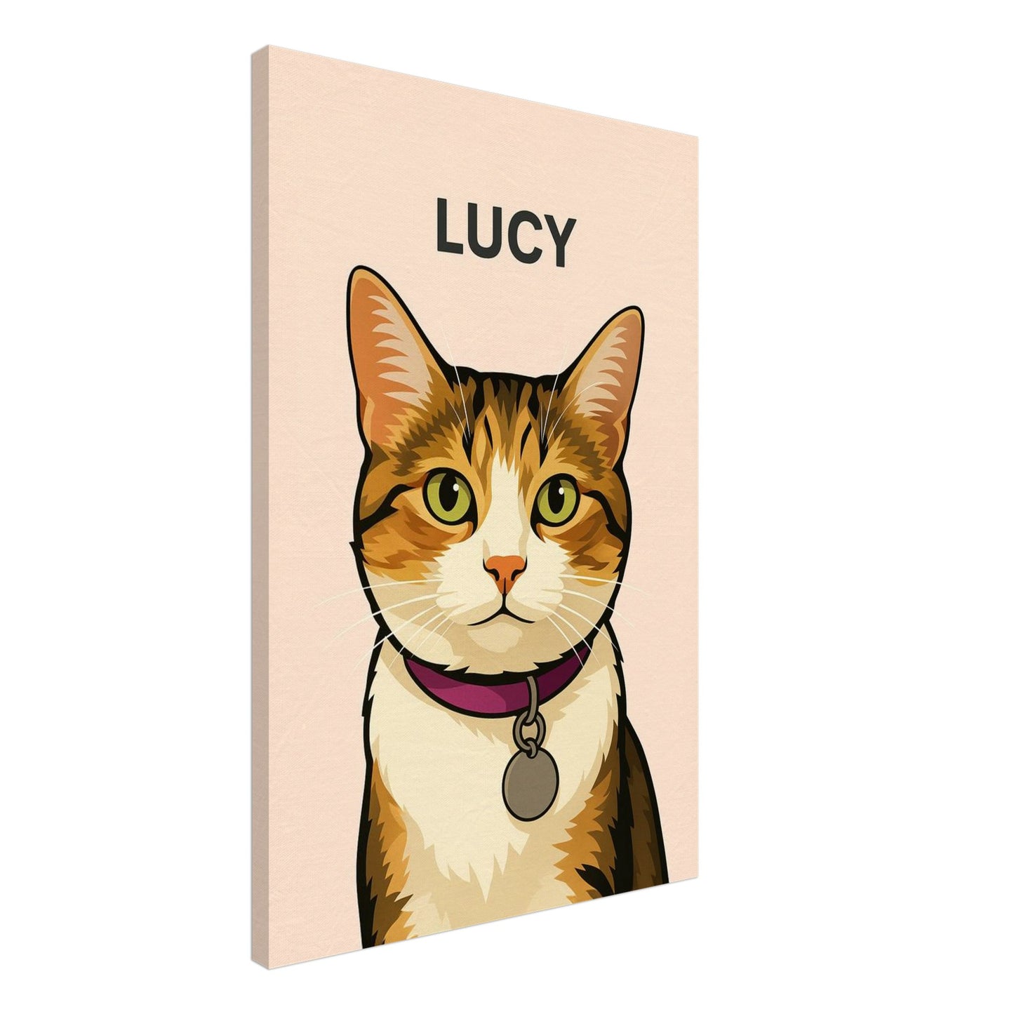 Personalized Cat Portrait – Canvas - Masterpiece Print