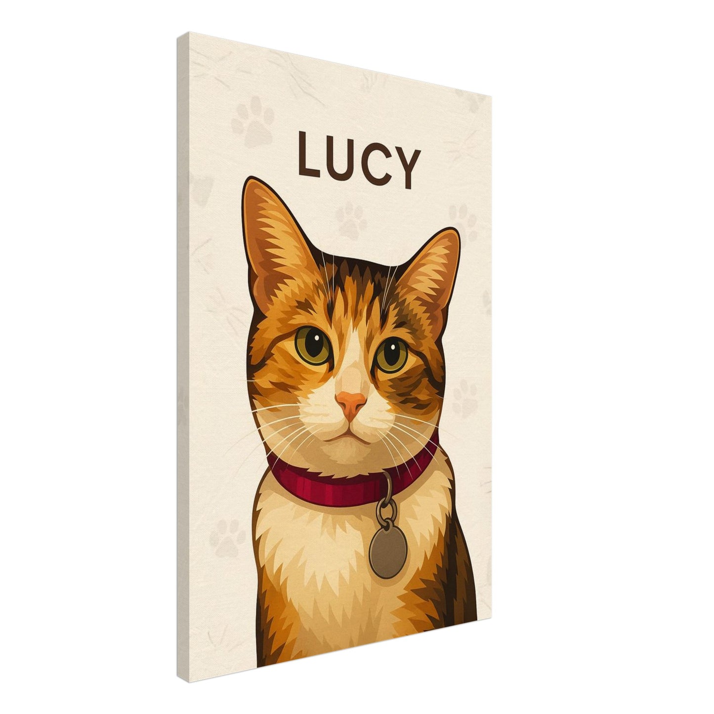 Personalized Cat Portrait – Canvas - Masterpiece Print