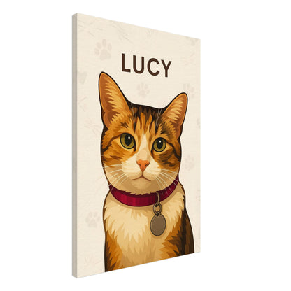 Personalized Cat Portrait – Canvas - Masterpiece Print