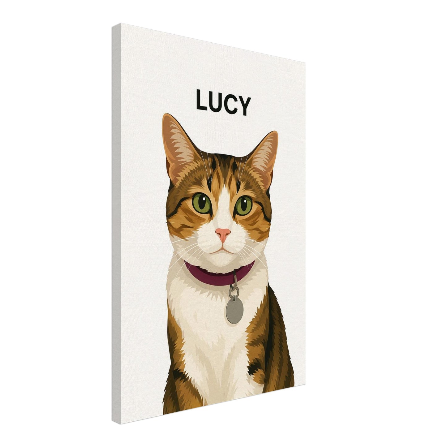 Personalized Cat Portrait – Canvas - Masterpiece Print