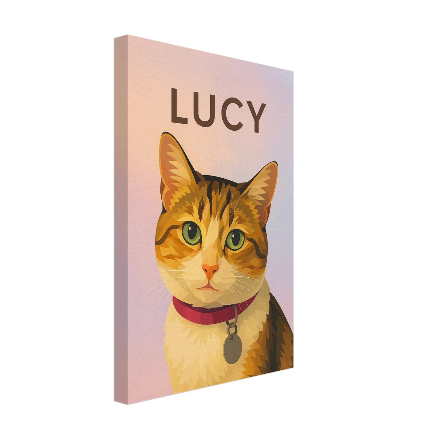Personalized Cat Portrait – Canvas - Masterpiece Print