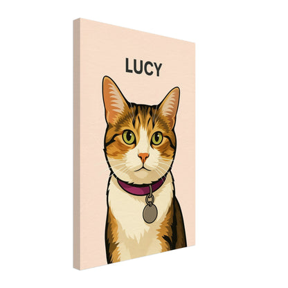 Personalized Cat Portrait – Canvas - Masterpiece Print