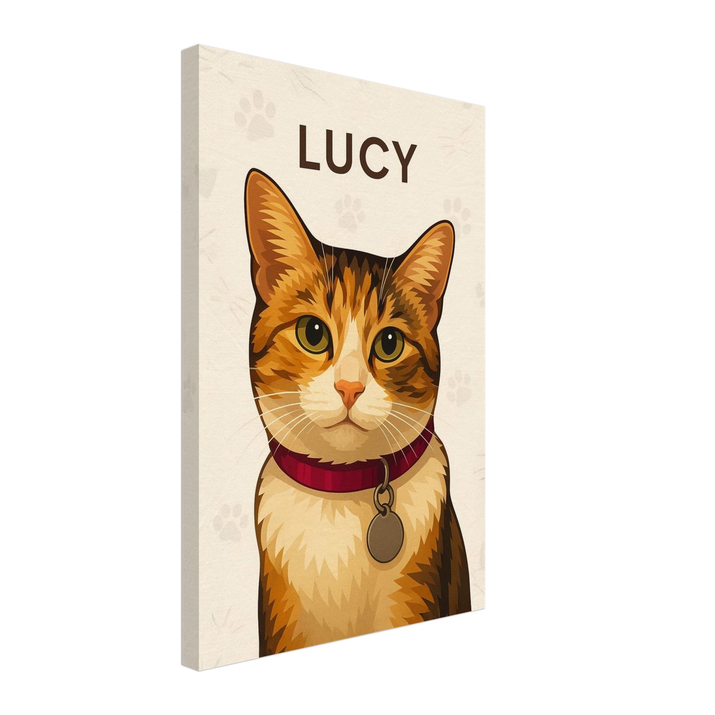 Personalized Cat Portrait – Canvas - Masterpiece Print