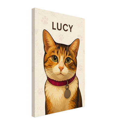Personalized Cat Portrait – Canvas - Masterpiece Print