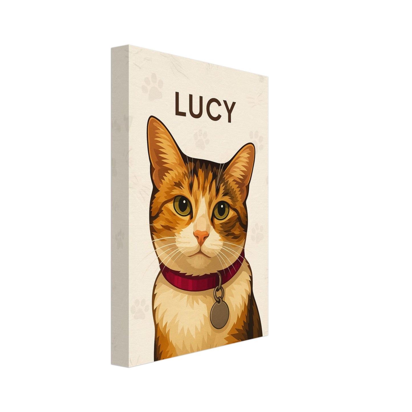 Personalized Cat Portrait – Canvas - Masterpiece Print