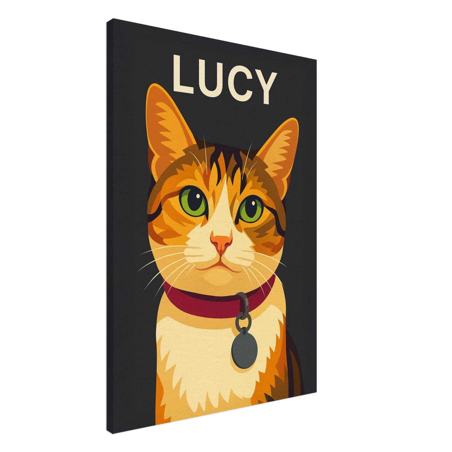 Personalized Cat Portrait – Canvas - Masterpiece Print