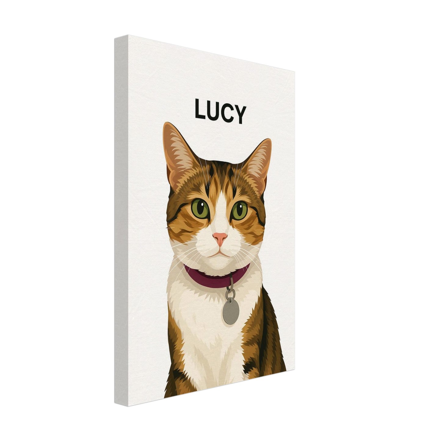 Personalized Cat Portrait – Canvas - Masterpiece Print