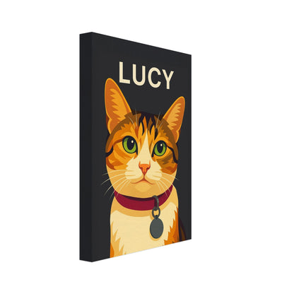 Personalized Cat Portrait – Canvas - Masterpiece Print