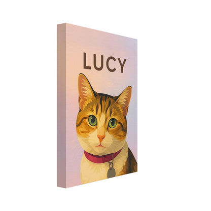 Personalized Cat Portrait – Canvas - Masterpiece Print