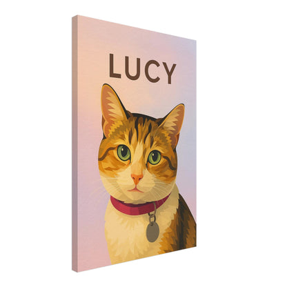 Personalized Cat Portrait – Canvas - Masterpiece Print