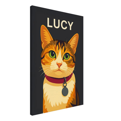 Personalized Cat Portrait – Canvas - Masterpiece Print