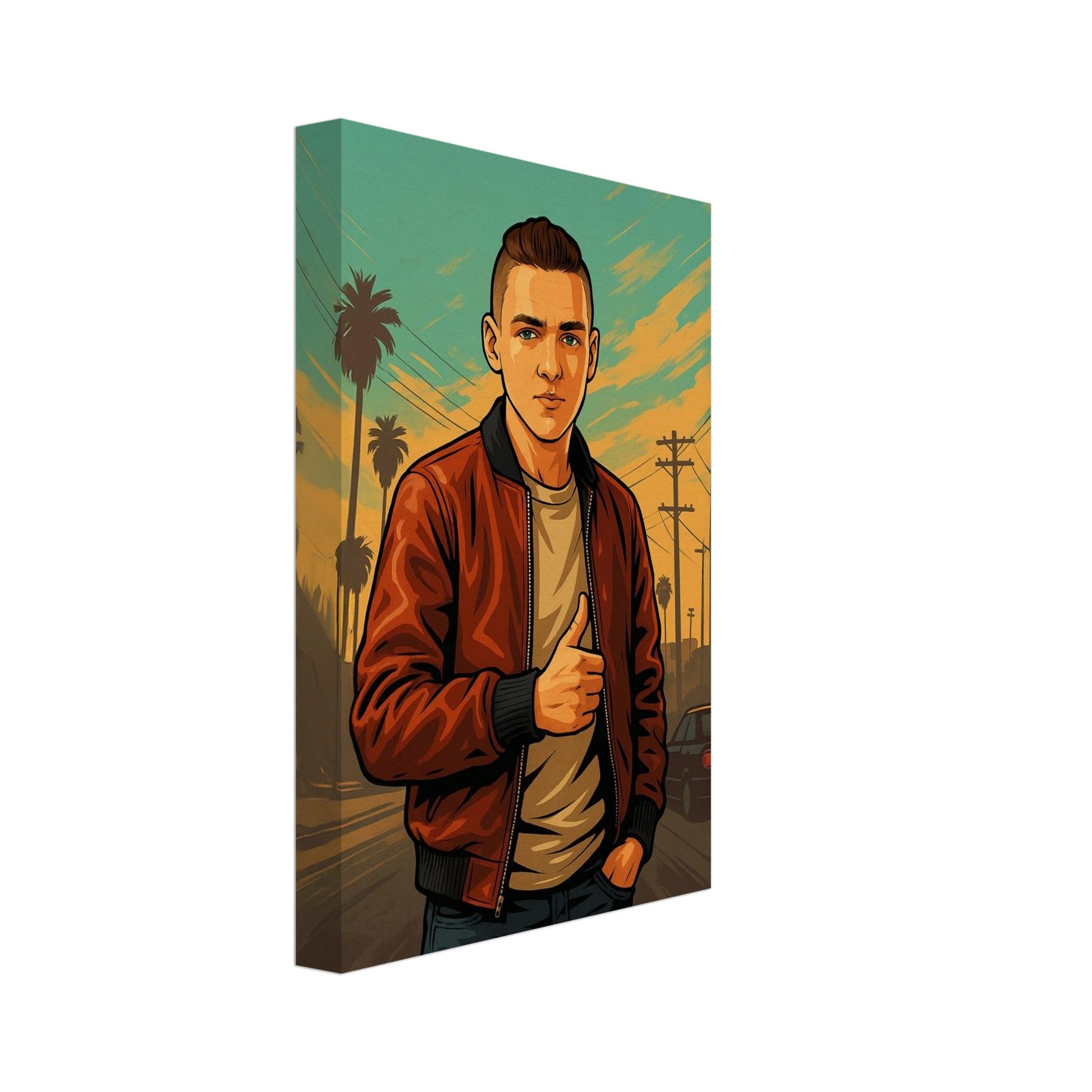 Personalized Gamer Portrait – Canvas - Masterpiece Print
