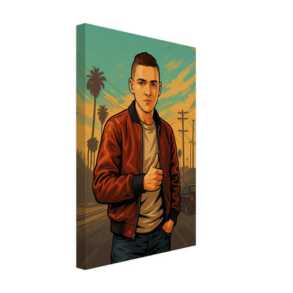 Personalized Gamer Portrait – Canvas - Masterpiece Print