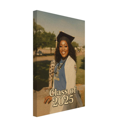 Personalized Graduation Portrait – Canvas - Masterpiece Print