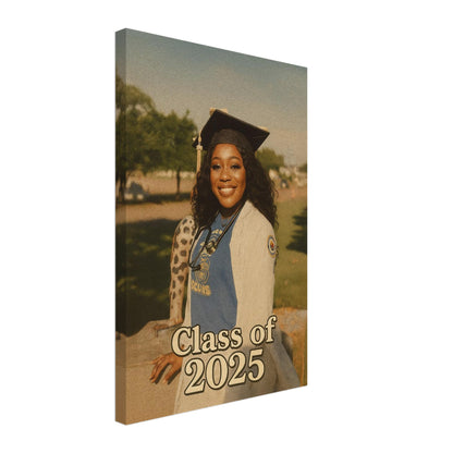 Personalized Graduation Portrait – Canvas - Masterpiece Print