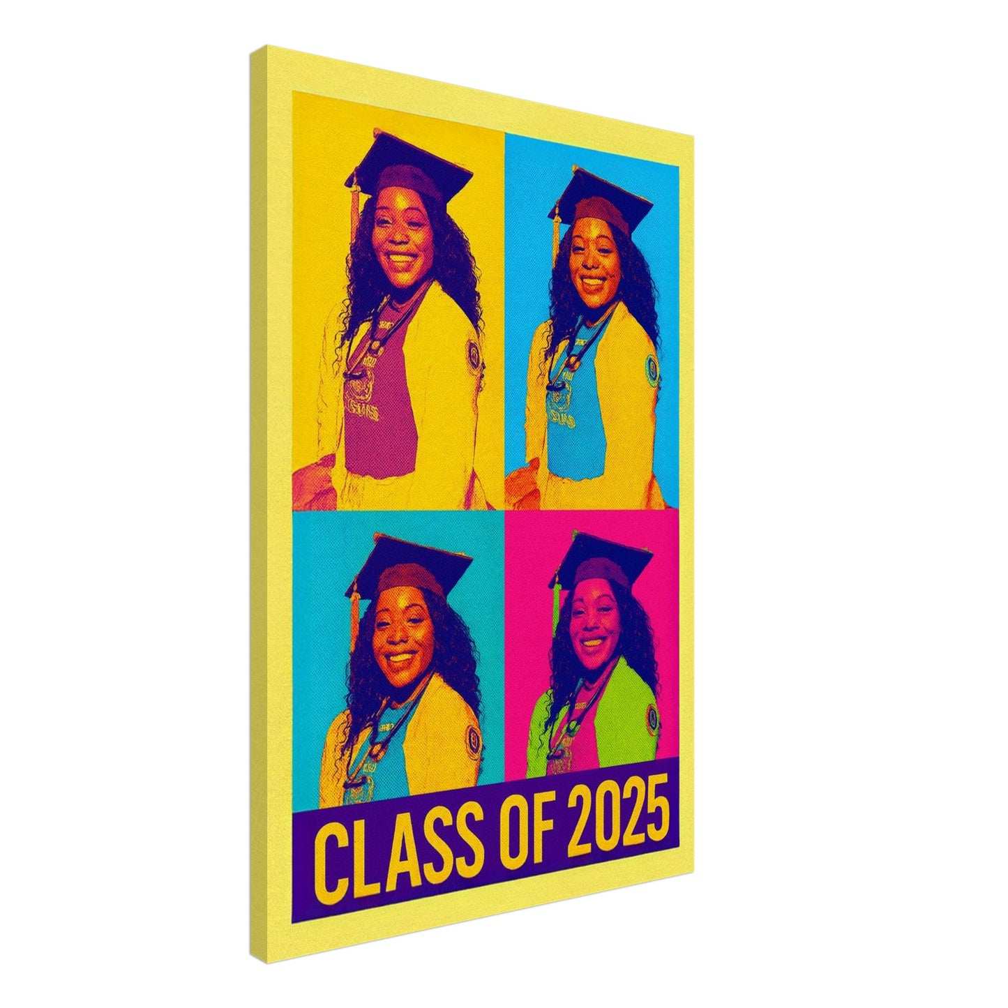 Personalized Graduation Portrait – Canvas - Masterpiece Print