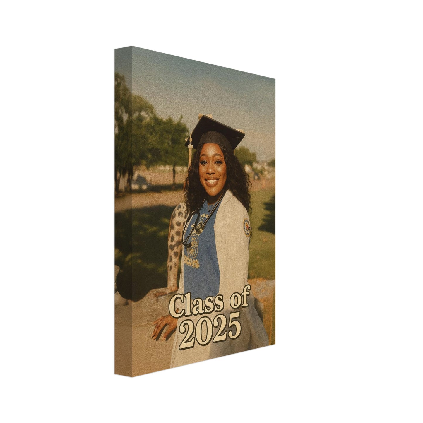 Personalized Graduation Portrait – Canvas - Masterpiece Print